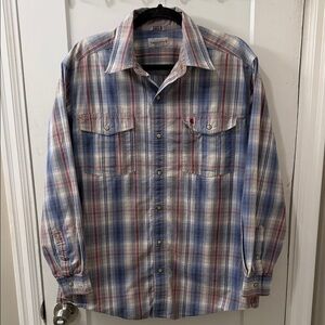 Carhartt Plaid Button-Down Work Shirt